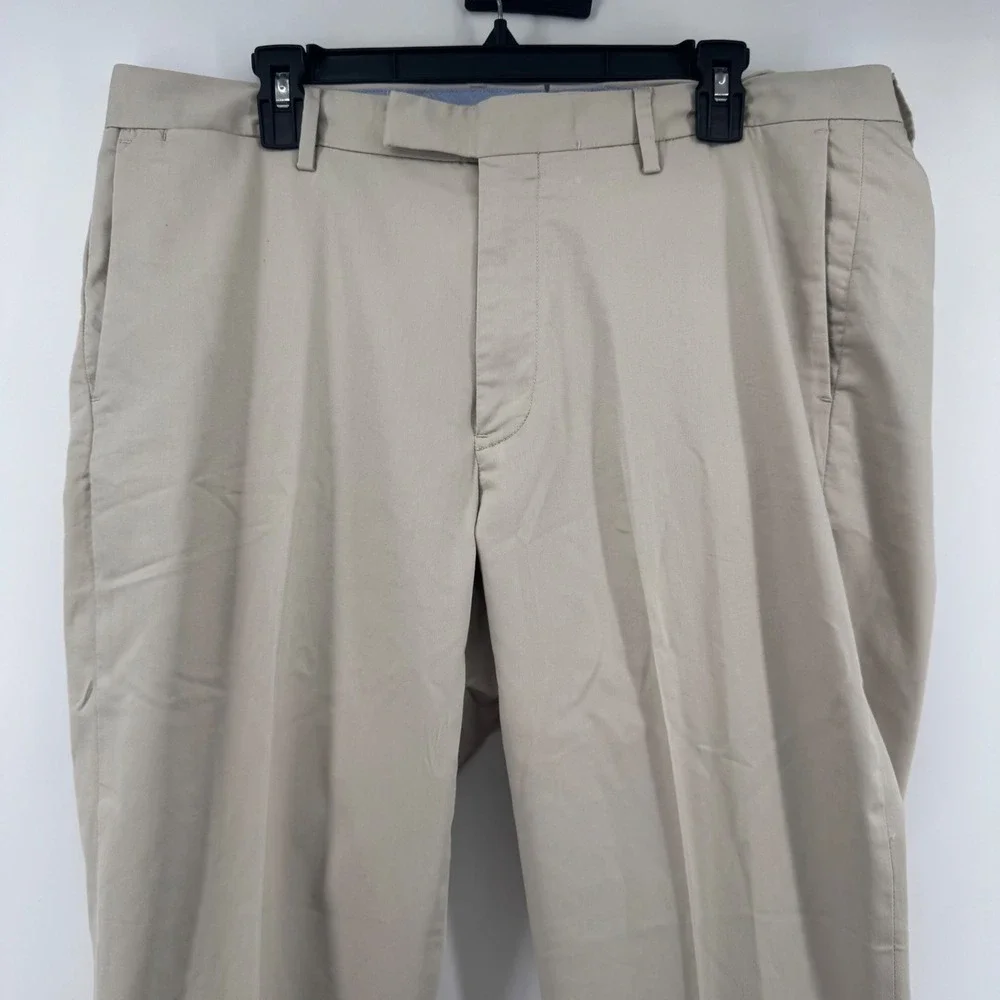 Polo Ralph Lauren Mens Tan Khaki Stretch Straight Fit Chino Pants 36x32